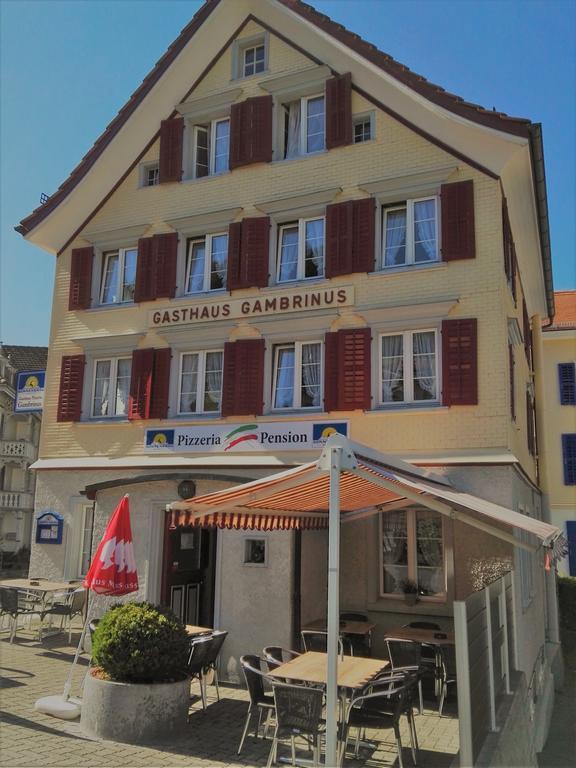 Pizzeria-Pension Gambrinus Walzenhausen Eksteriør billede